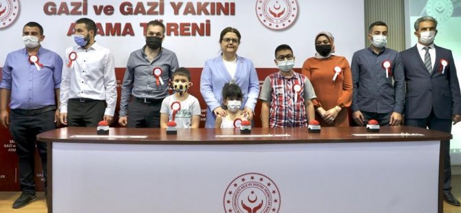 Kamuya 419 şehit yakını, gazi ve gazi yakını atanacak