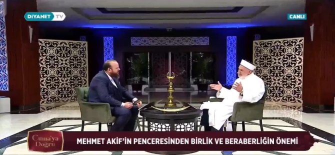 İl Müftüsü Diyanet TV'de Canlı Yayın Konuğu Oldu