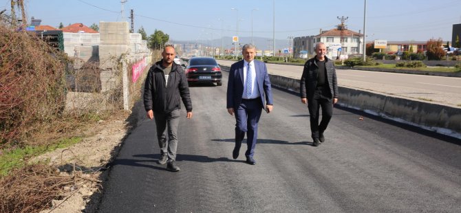 Başkan Asfalt Çalışmalarını Yerinde İnceledi