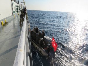 Bafra savaş gemisi ziyarete açıldı