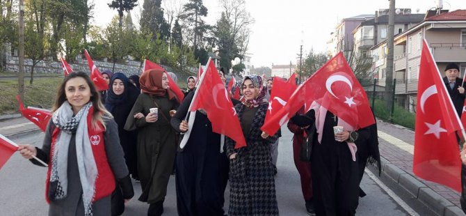 Bartın gençliği Çanakkale şehitleri için yürüdü