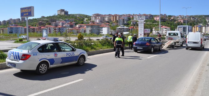 Yolun Karşısına Geçerken Otomobil Çarptı