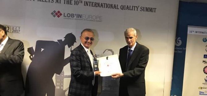 Bartınlı Ustaoğlu, Lob’in World 10.Avrupa Kalite Zirvesi’ni organize etti