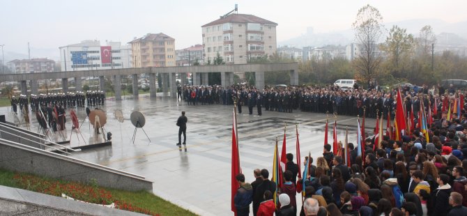 Atatürk, Bartın’da törenle anıldı