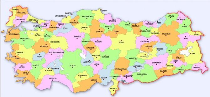 Türkiye’nin 81 ilinin taraftar haritası çıkartıldı
