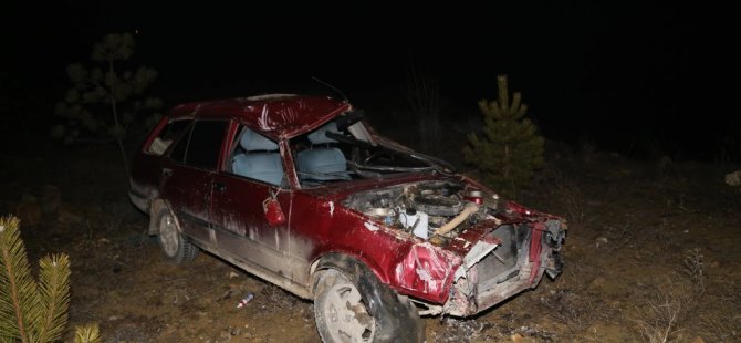 Kastamonu'da Otomobil Devrildi: 2 Yaralı