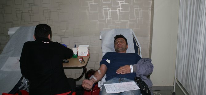 Mehmetçik için 124 ünite kan bağışlandı