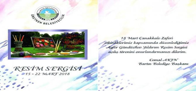 Mehmetçik Vakfı yararına resim sergisi açılacak
