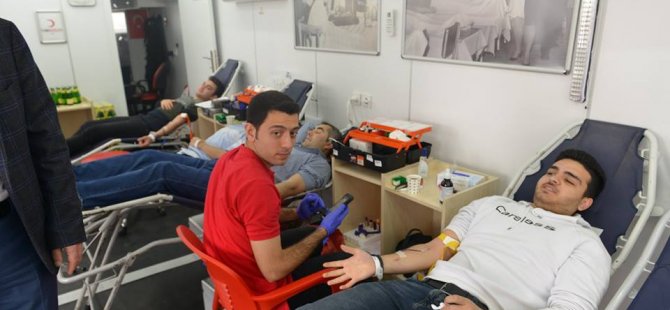 Kan bağışı kampanyasının 4.gününde 68 ünite kan ve kök hücre bağışı alındı