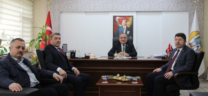 Milletvekili Tunç’tan Ulus Belediye Başkanı Uzun’a Ziyaret