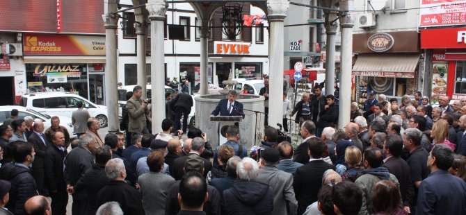 Başkan Akın, kavşak suyuna sahip çıktı