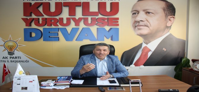 İl Başkanı Kalaycı’dan Erdoğan'ın seçim kampanyasına destek çağrısı