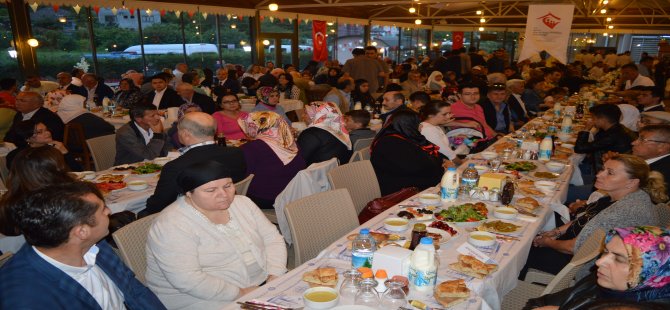 Şehit ve gazi aileleri iftar programında bir araya geldi