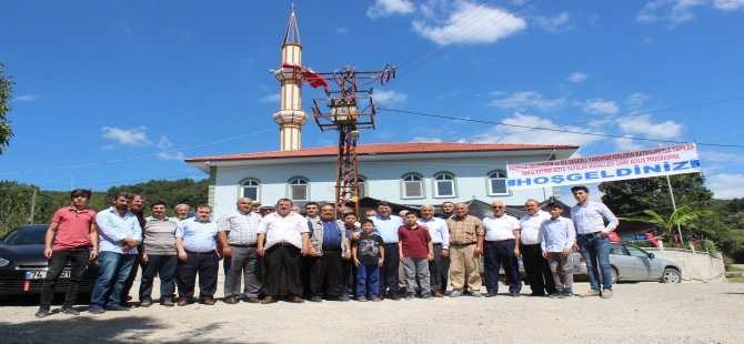 Yayalar Camii törenle açıldı