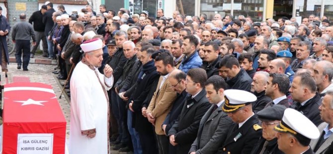 Kıbrıs Gazisi Gülenç, toprağa verildi