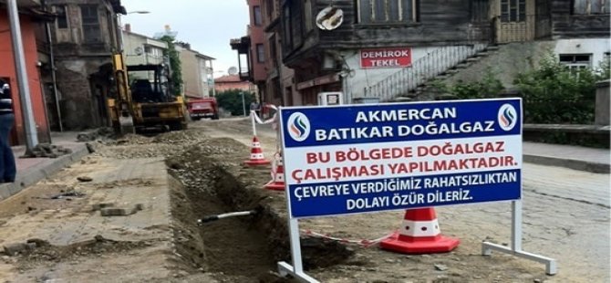 Bartın doğalgaz ile nefes aldı