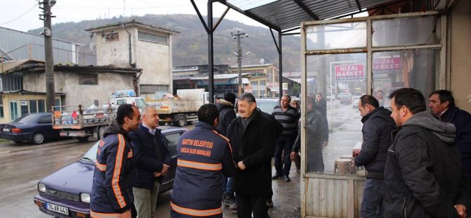 Başkan Akın’dan Sanayi Sitesi esnafına ziyaret