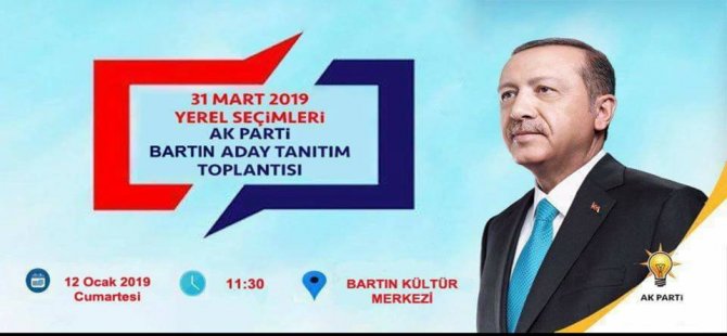 AK Parti Aday Tanıtım Toplantısı Yapacak