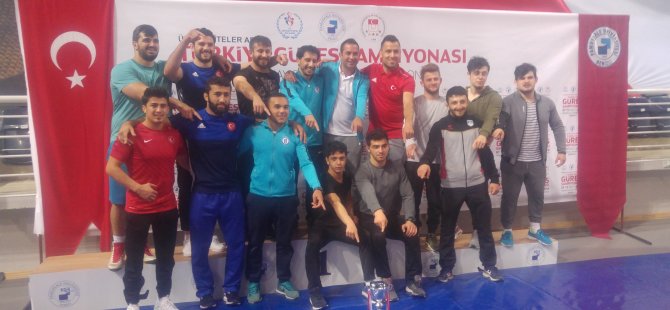 Türkiye Güreş Şampiyonası’nda Bartın Üniversitesi’ne 18 madalya