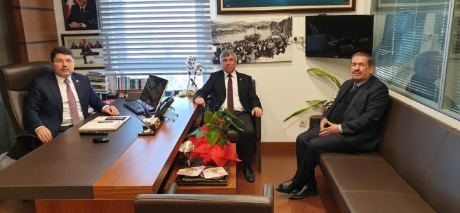 Milletvekili Tunç’a Belediye Başkanlarından TBMM’de ziyaret