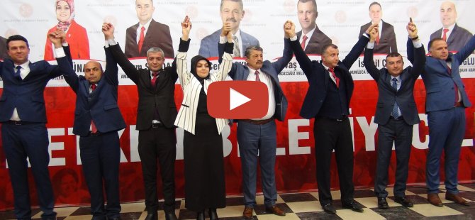 MHP belediye başkan adaylarını tanıttı