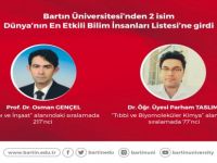 2 isim Dünya’nın En Etkili Bilim İnsanları Listesi’ne girdi