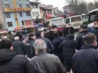 Polis biber gazıyla müdahale etti