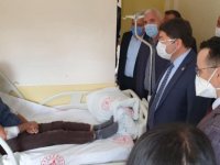 Milletvekili Tunç, Kazada Yaralanan İşçileri Hastanede Ziyaret Etti