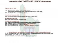 15 Temmuz'un anma programı belli oldu