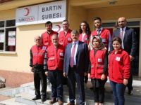 Belediye Başkanı Akın'dan Türk Kızılayına Ziyaret